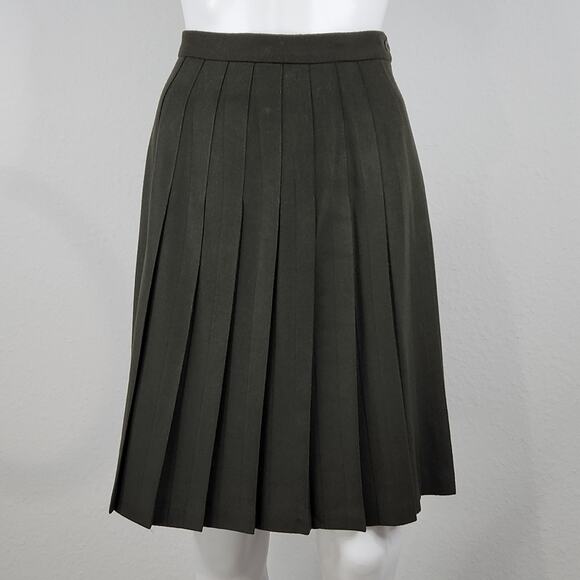 Vintage Wool Pleated Skirt Size Small - Picture 8 of 8